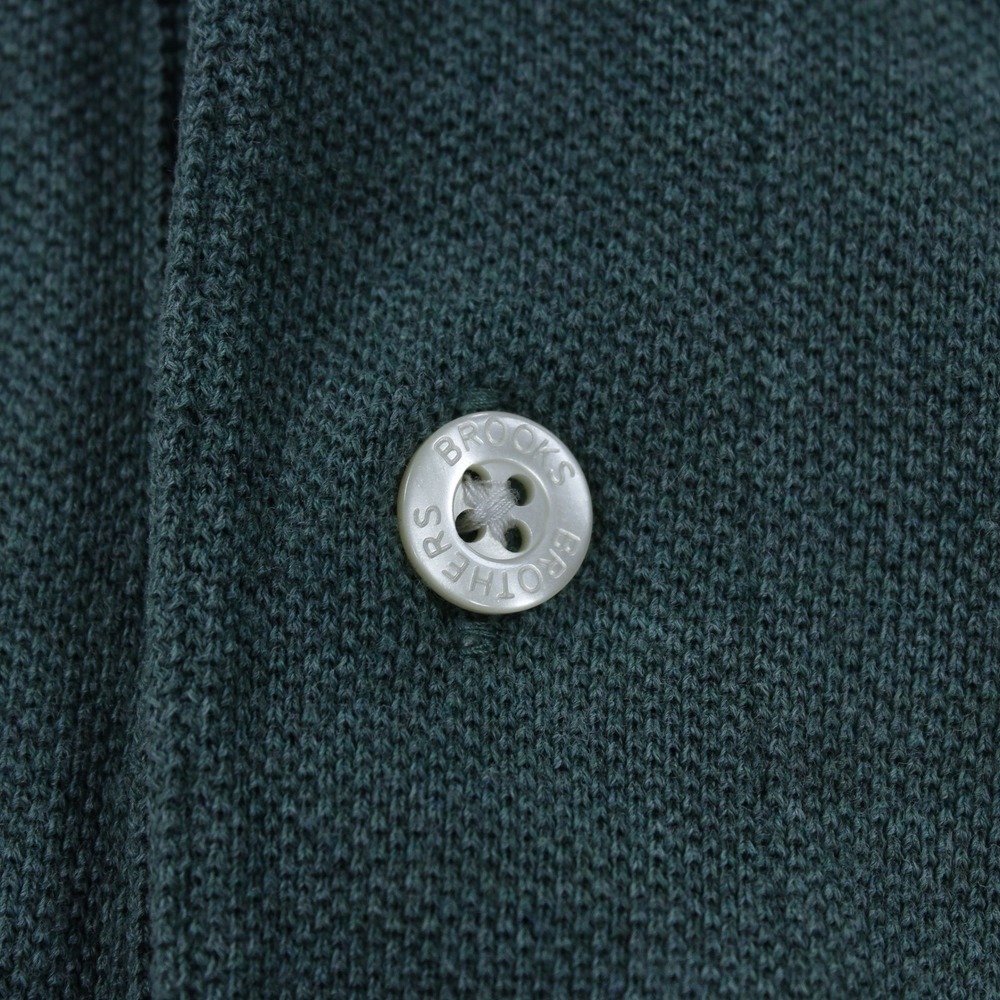 Brooks Brothers Performance Polo Shirt Green Men's Size L Original Fit Cotton - Picture 3 of 7
